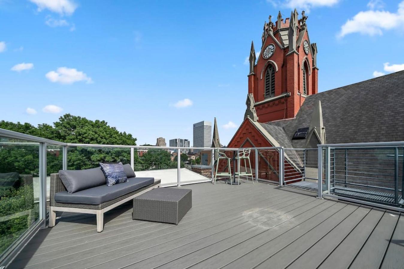 Luxury Penthouse On Washington Park With Rooftop Deck Apartment Cincinnati Exterior photo